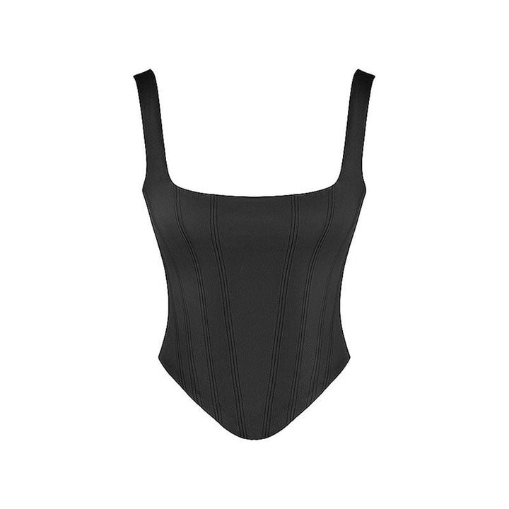 Skovae | Fairy Pink Satin Longline Korselet