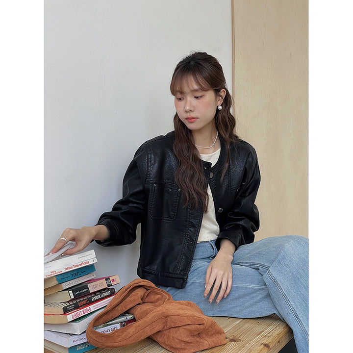 Dame High-Waist Jeans med bred ben og klassisk denim-stil Stilla