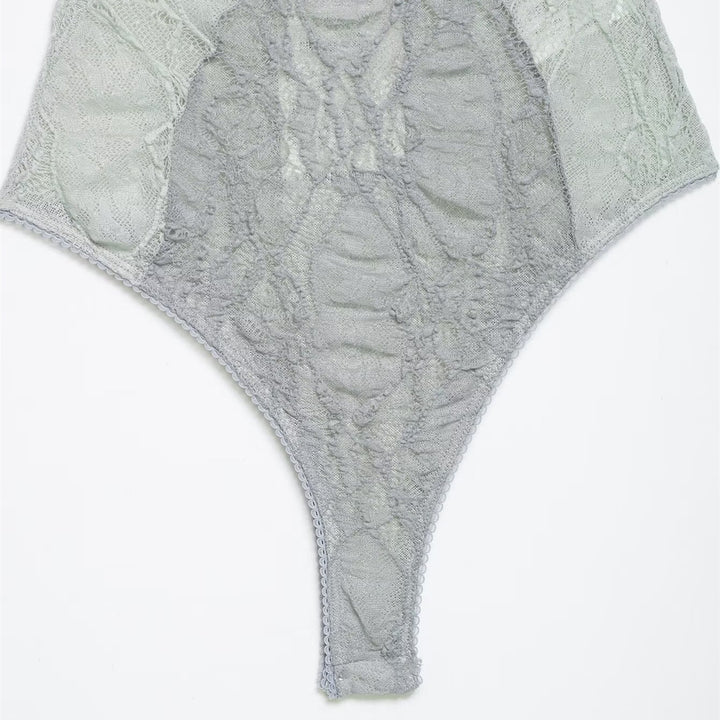Dame spids bodystocking med forførende design og delicate stropper Skovae