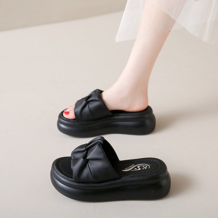 Dame Plateau-Sandaler med Knoten-design og ergonomisk sål Stilla