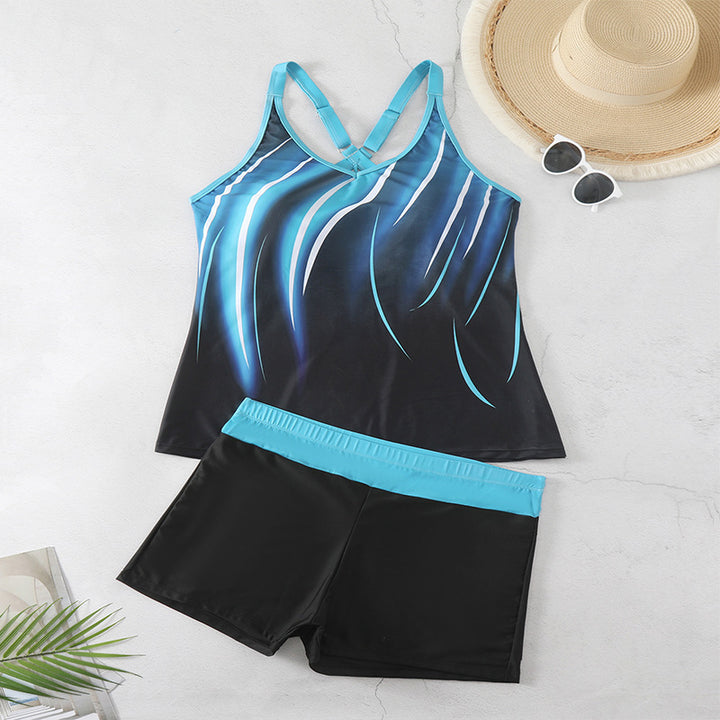 Damer Sporty Tankini-Sæt Skovae