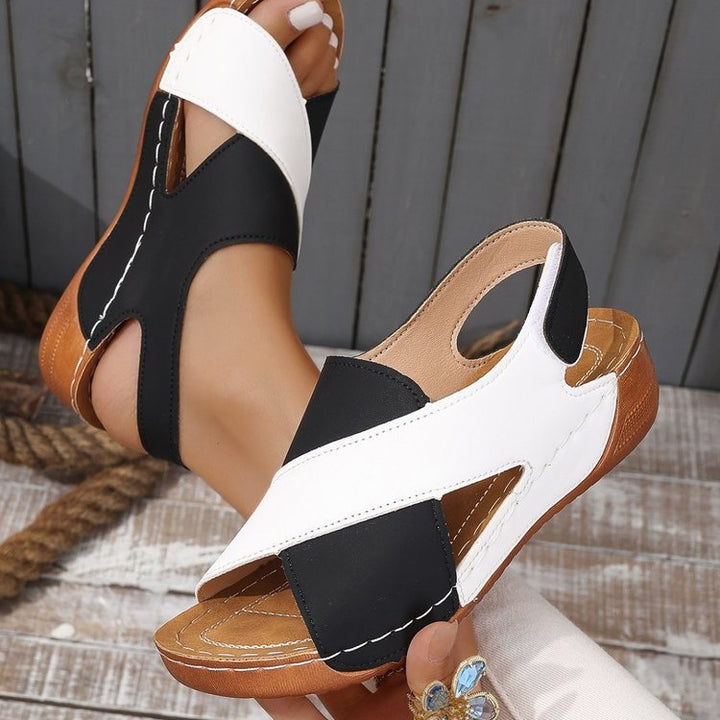 Dame Komfortable Tåsplit Sandaler Stilla
