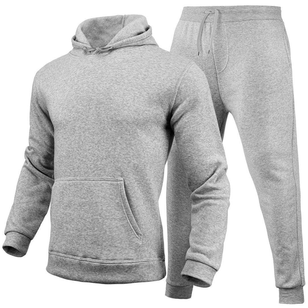 Kvinders sporty hoodie og jogger sæt lavet af højkvalitets bomuldsblanding Skovae