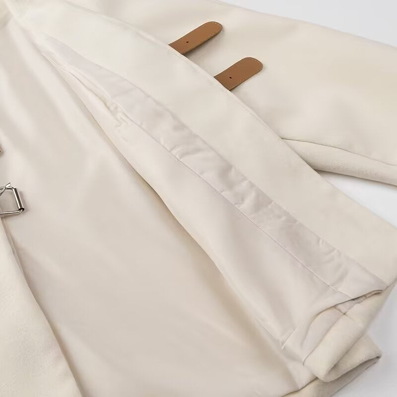 Dame elegant vest med dobbelt spænde lukning Stilla