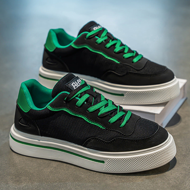Herrer fritids snørresneakers med innovativt åndbart mesh-design Stilla