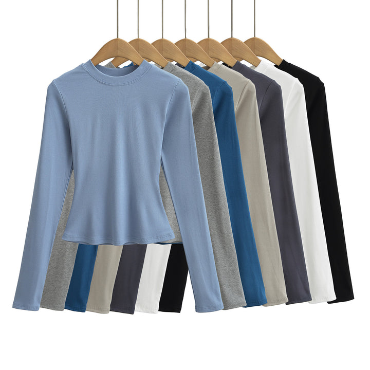 Dame Langærmet T-shirt med moderne snit og højkvalitetsmateriale Stilla