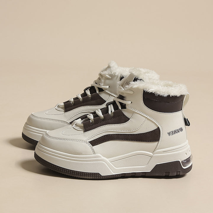 Dame Thermo Sneakers med foret skaft og skridsikker sål Stilla
