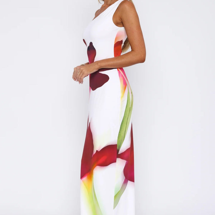 Femme Blomsterprint Maxi Kjole Stilla