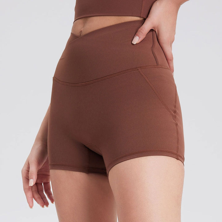 Stilla | Piece Formende Yoga Pants Baglomme Peach Hip Raise Slank Træningsbukser