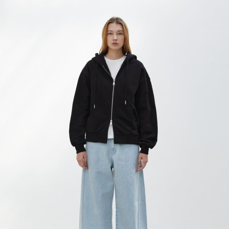 Kvinders afslappede zip hoodie jakke Stilla