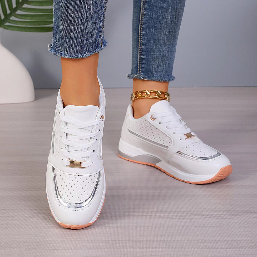 Dame Sporty Trend Sneakers med åndbart overdel Stilla
