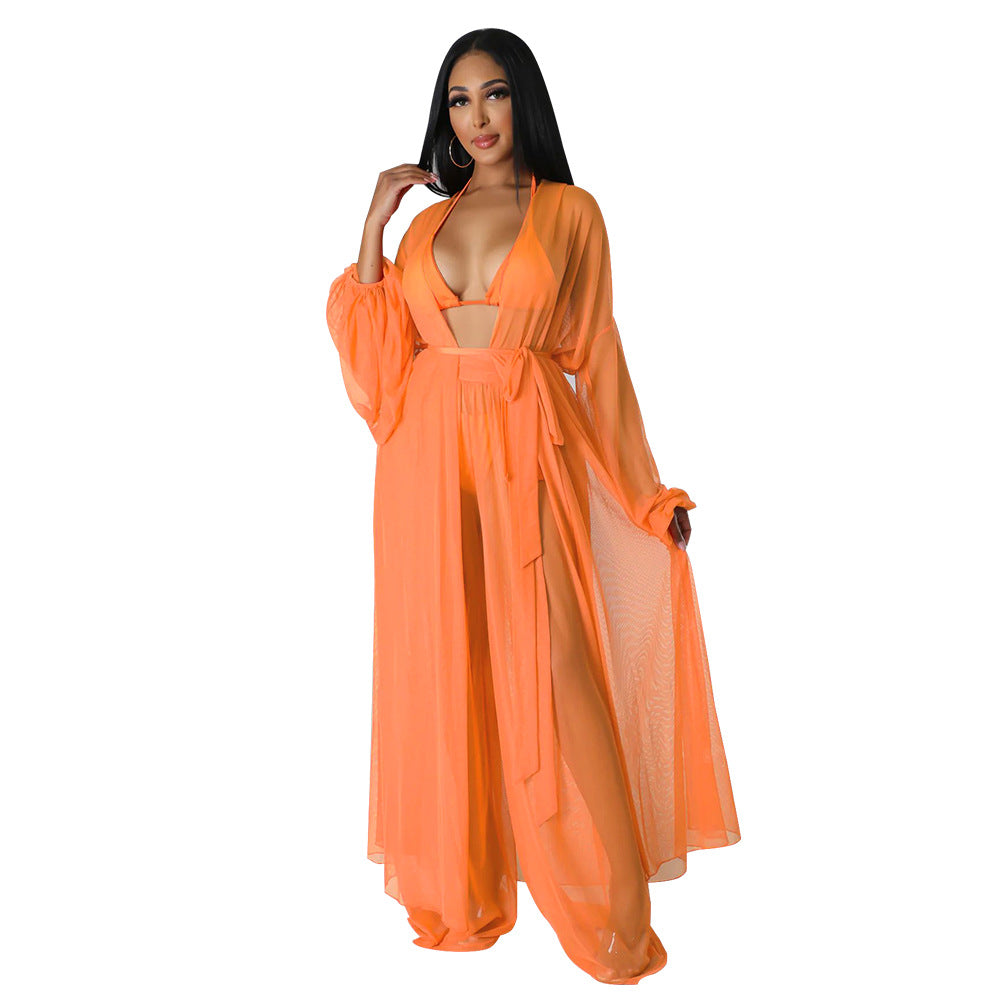 Dame Strandkimono med vid snit og elegant design Stilla