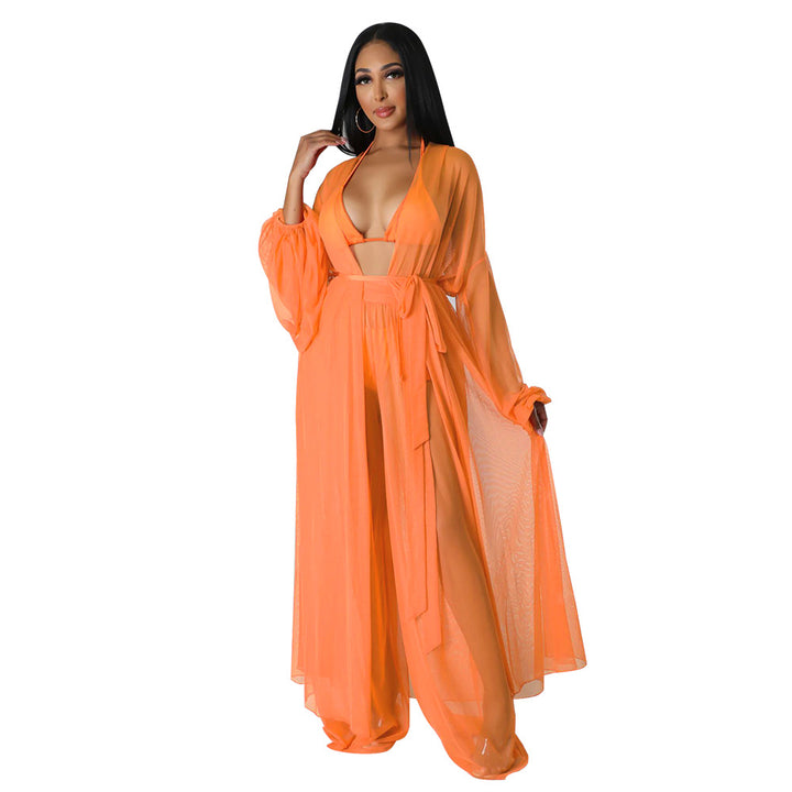 Dame Strandkimono med vid snit og elegant design Stilla