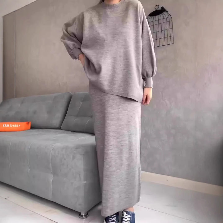 Kvinders afslappede maxi kjole med oversized snit og elegante detaljer Stilla