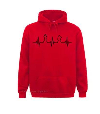 Kvinders Hoodie med Kreativt Skakmotiv Skovae