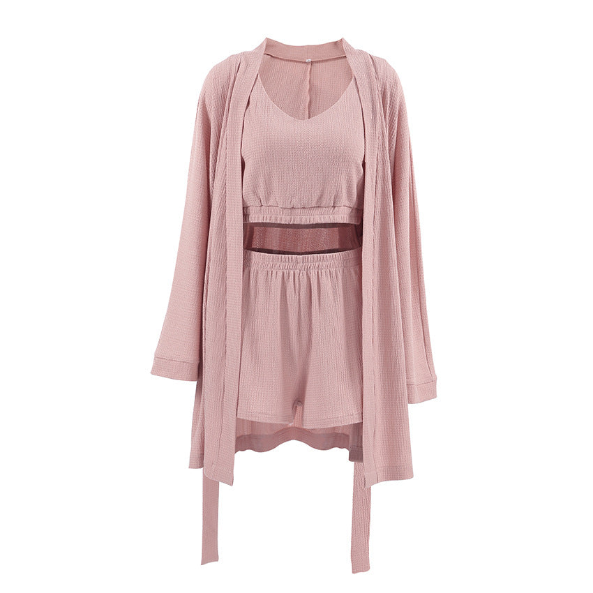 Dame Relaxed Loungewear Sæt med kort top og shorts Stilla