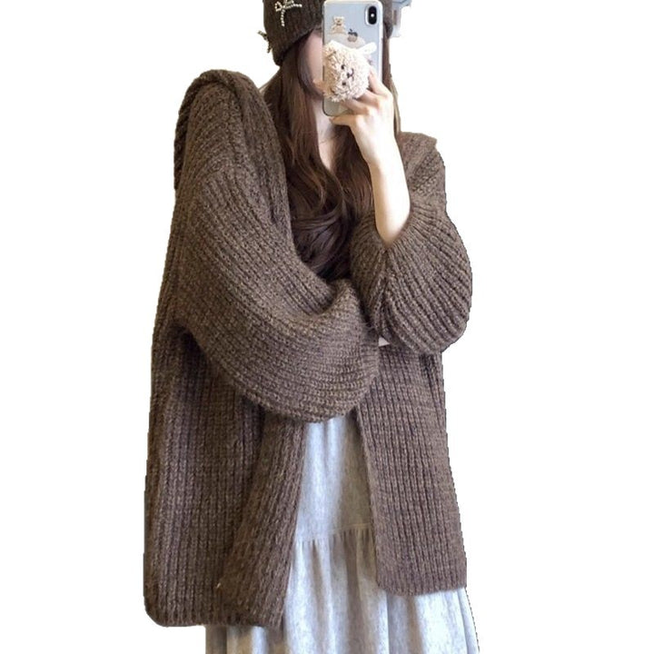 Kvinders hyggelige strik cardigan Stilla