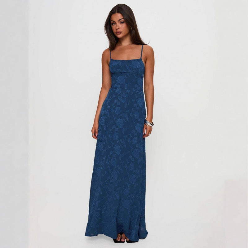 Dame Elegant Maxi Kjole Stilla