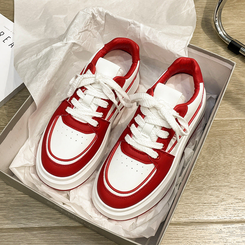 Dame Chunky Sneakers i sporty design med tyk plateau og robust overmateriale Stilla