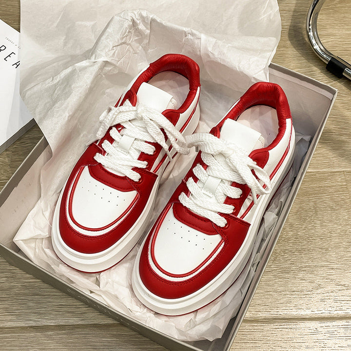 Dame Chunky Sneakers i sporty design med tyk plateau og robust overmateriale Stilla