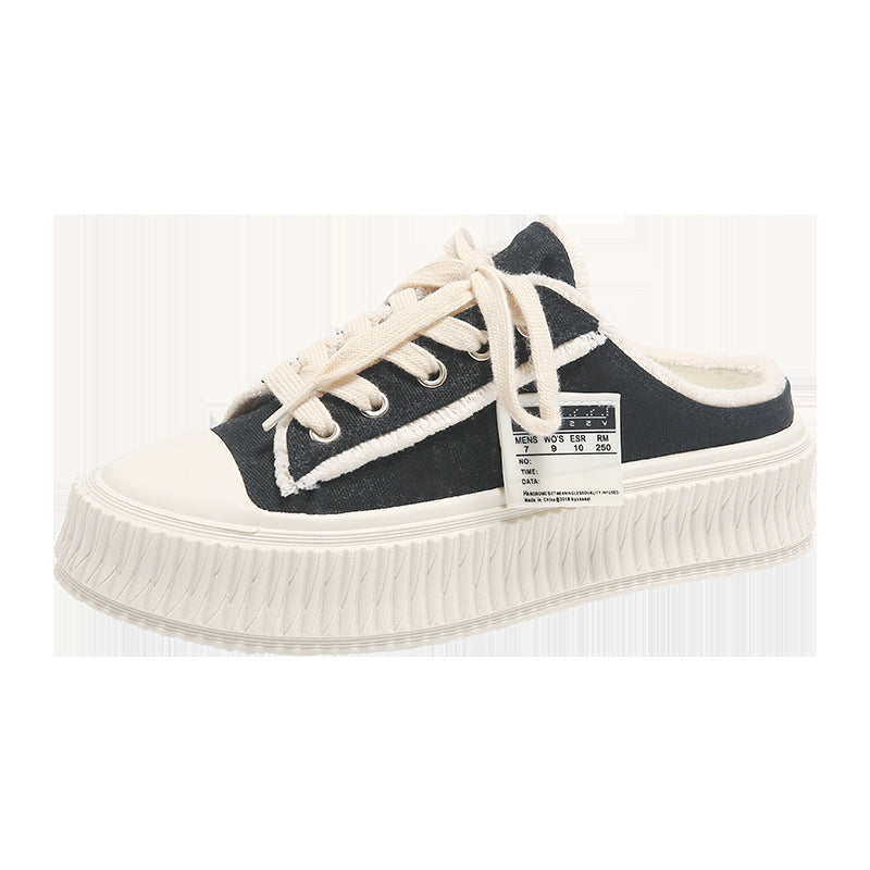 Dame Slip-On Plateau-Sneakers med åndbar overfladestruktur og komfortabel sål Stilla