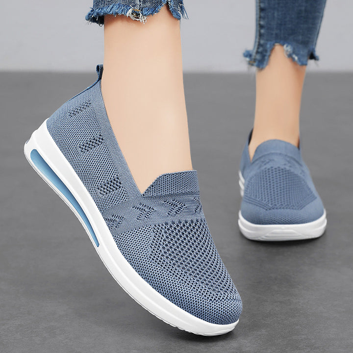 Femme Slip-On Åndbare Sneakers med Polstret Komfort Stilla