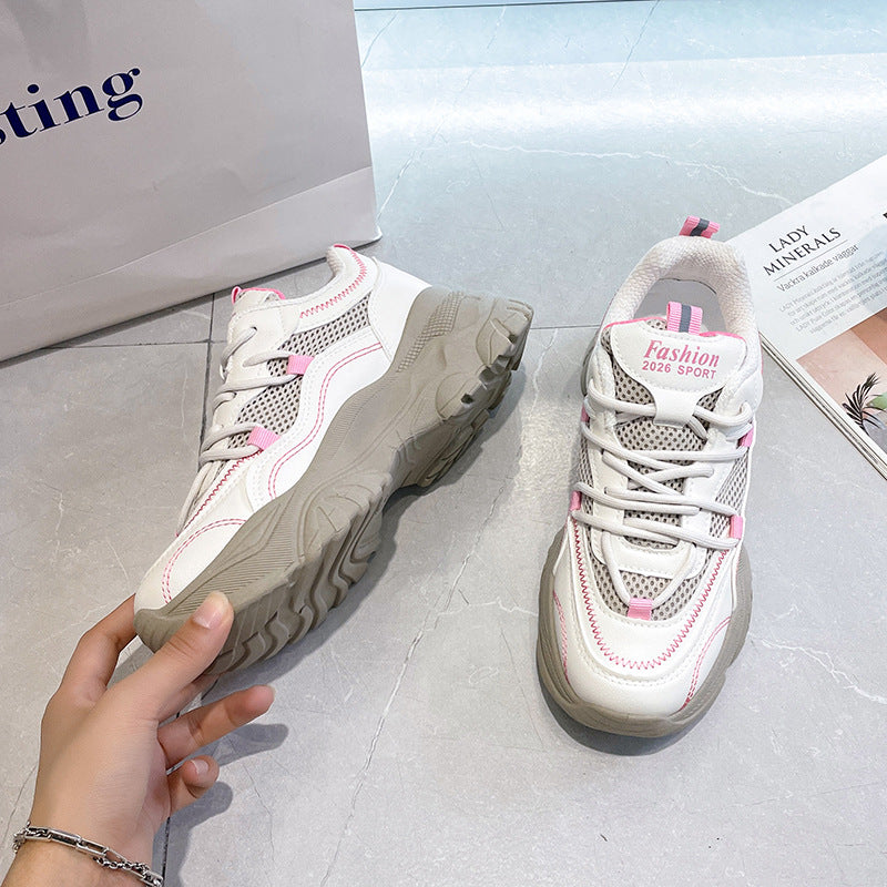 Dame sneakers i sporty design med åndbart mesh-øvermateriale Stilla