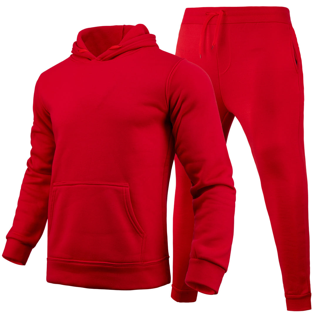 Kvinders sporty hoodie og jogger sæt lavet af højkvalitets bomuldsblanding Skovae