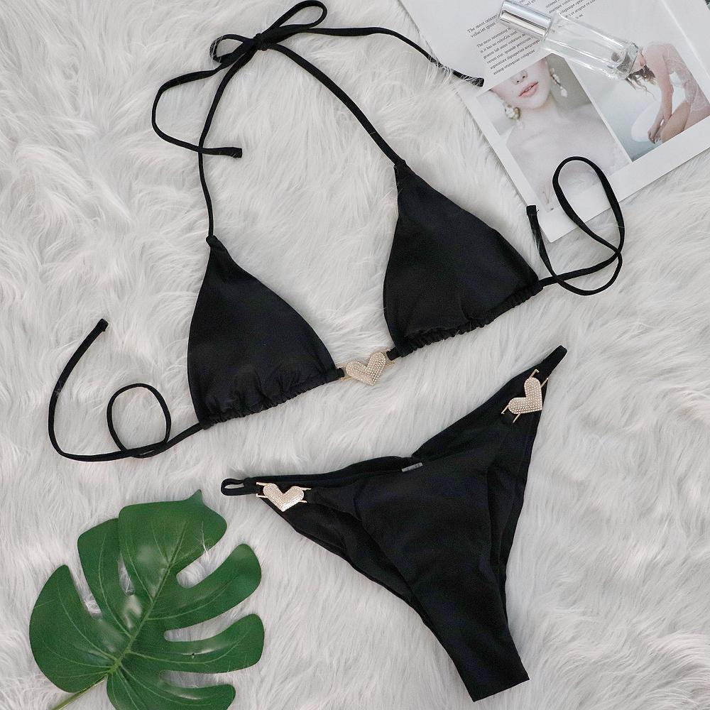 Dame Triangle Bikini Sæt Stilla