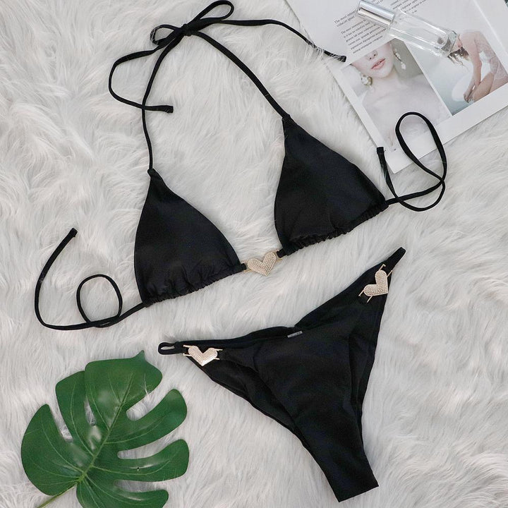 Dame Triangle Bikini Sæt Stilla