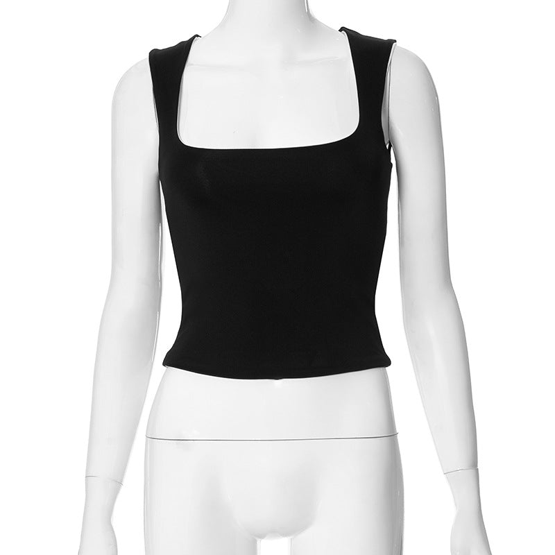 Femme Quadrat-udskæring Crop Top Stilla