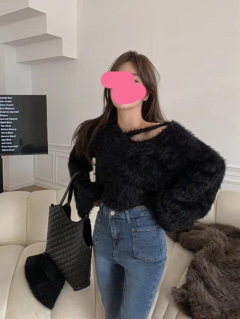 Kvinders hyggelige sweater med blødt materiale og afslappet snit Stilla