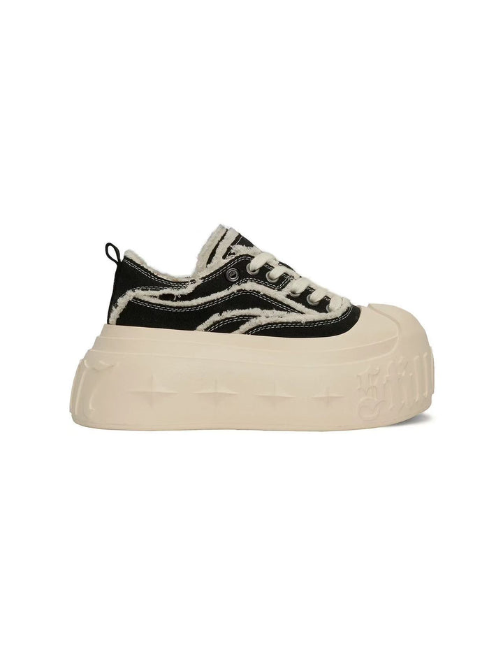 Dame platform-sneakers med iøjnefaldende design Stilla