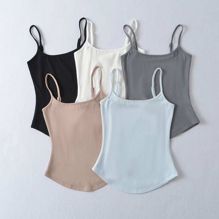 Dame tanktop i åndbart strækmateriale med fin pasform Stilla