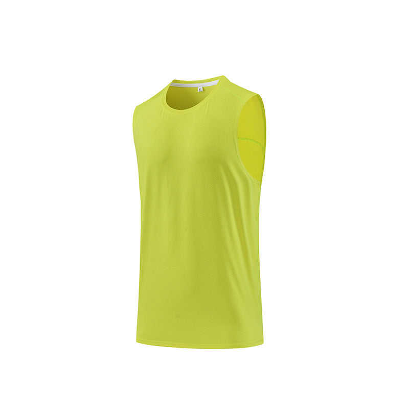 Herrer Sporty Tanktop med åndbar struktur Stilla