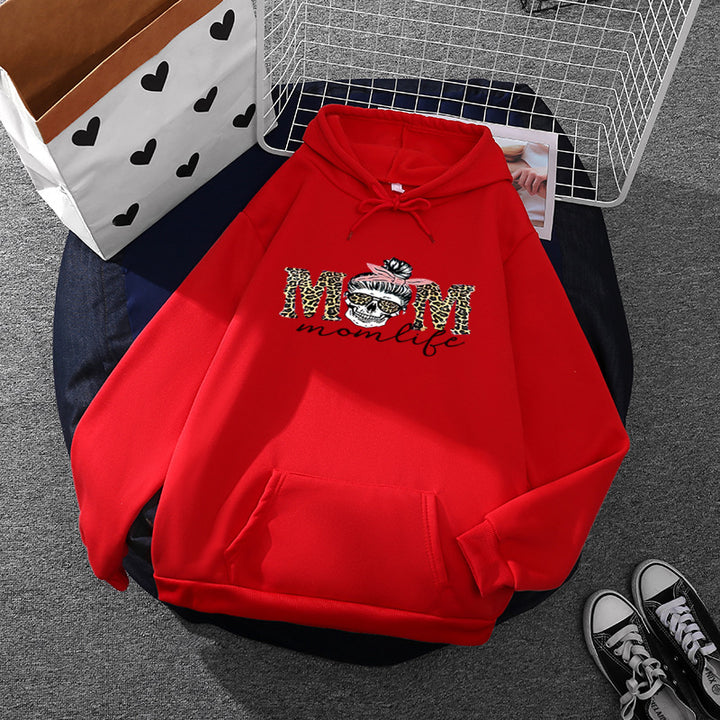 Kvindernes hoodie med kreativt kraniedesign Stilla