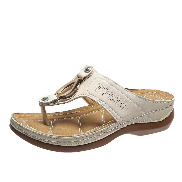 Dame flip-flops med elegant spænde og ergonomisk fodbund Stilla