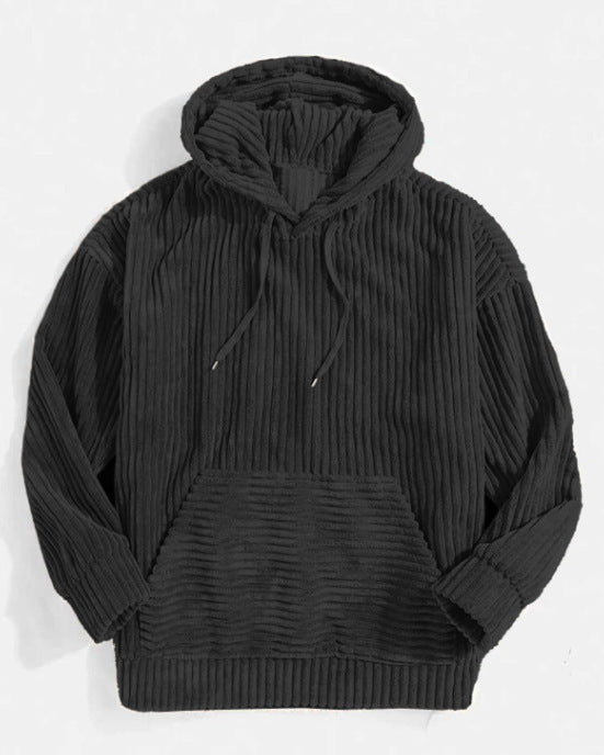 Kvindernes hyggelige hoodie i moderne ribdesign Stilla