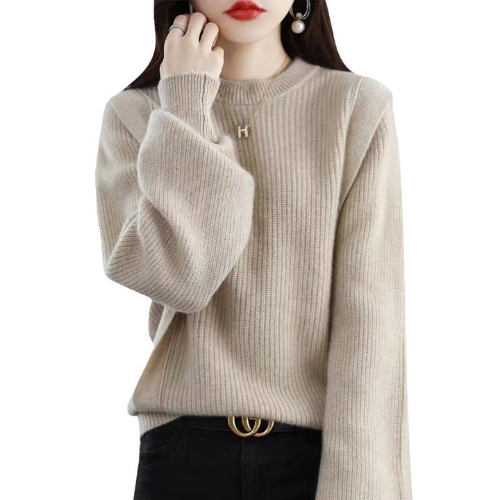 Femme Cozy Ribstrik Pullover Stilla