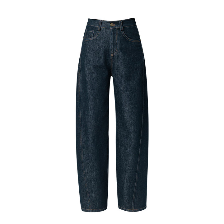 Dame bred komfort-jeans med høj talje Stilla