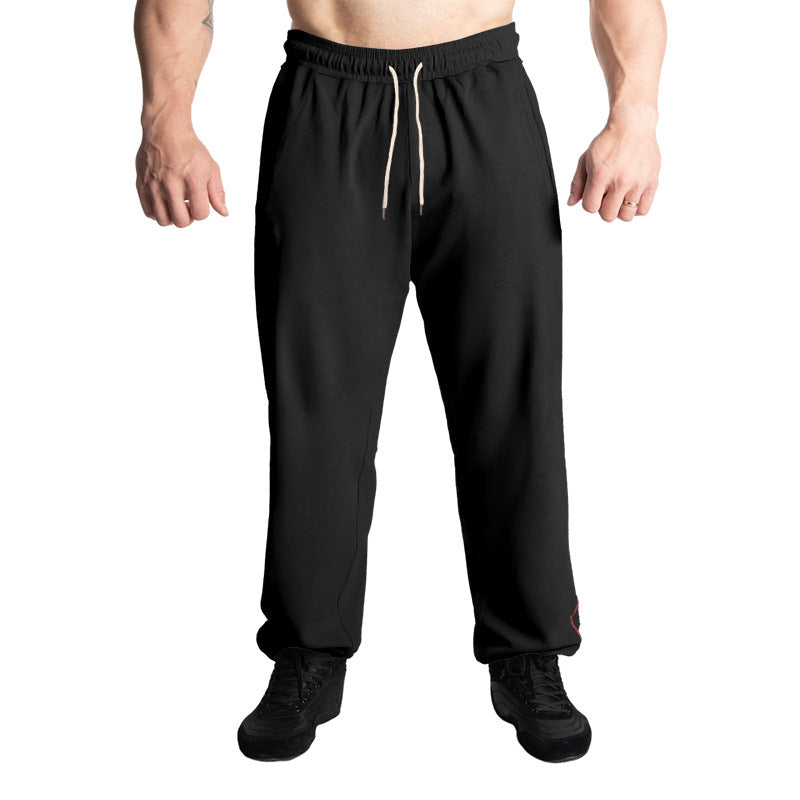 Herrer casual sweatpants med sidelæne dekorative striber og elastisk liv Stilla