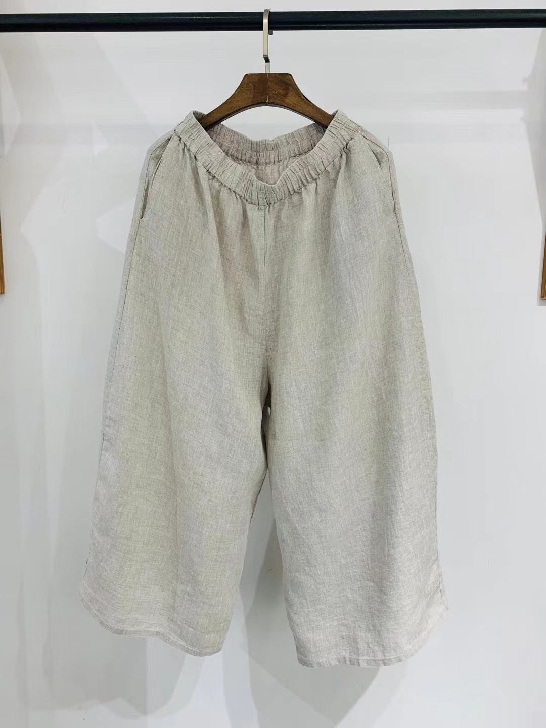 Femme Højtaljede Løs Pasform Culottes Stilla