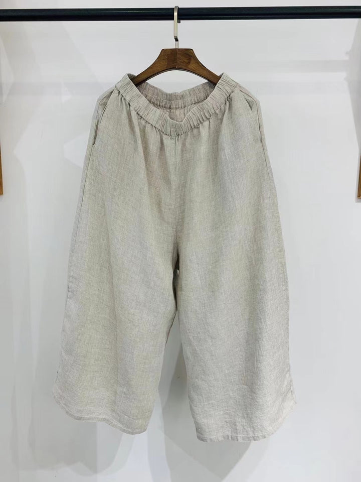 Femme Højtaljede Løs Pasform Culottes Stilla