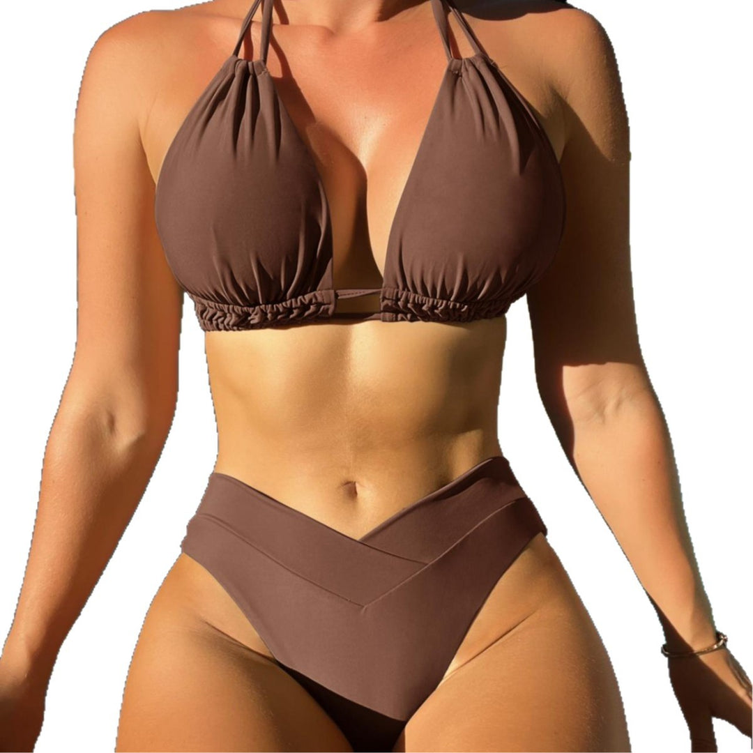 Damer Trendy Bikini med raffineret snit og innovative bæreoptioner Skovae