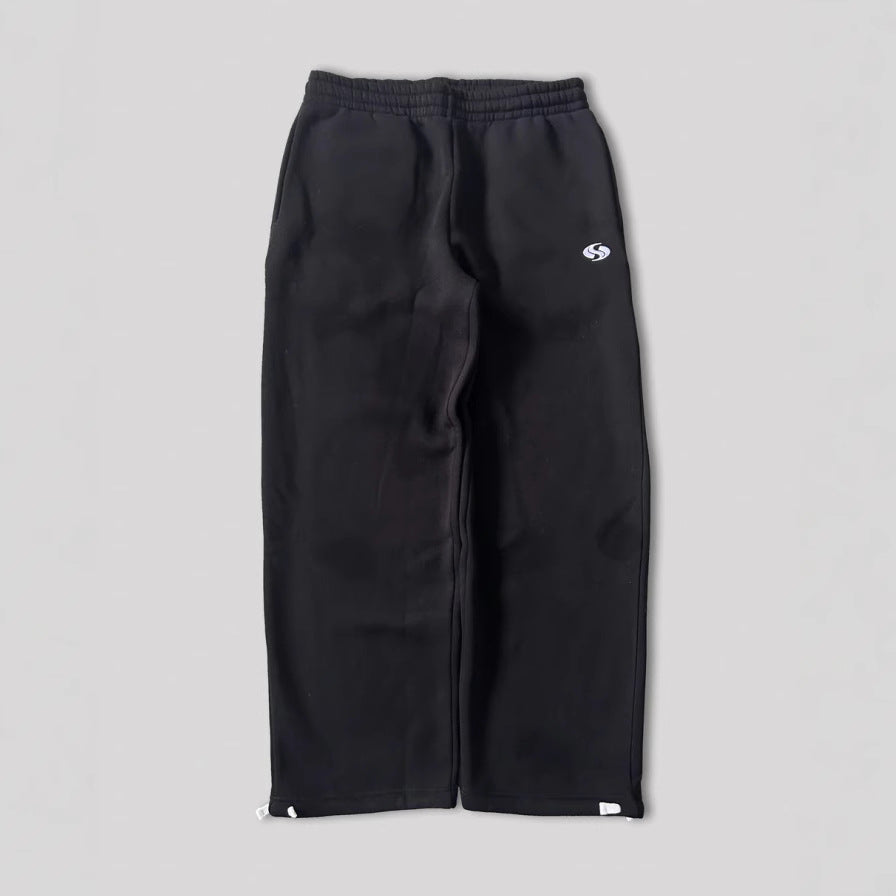 Herre casual afslappet pasform joggingbukser lavet af blødt fleece med praktiske lommer Skovae