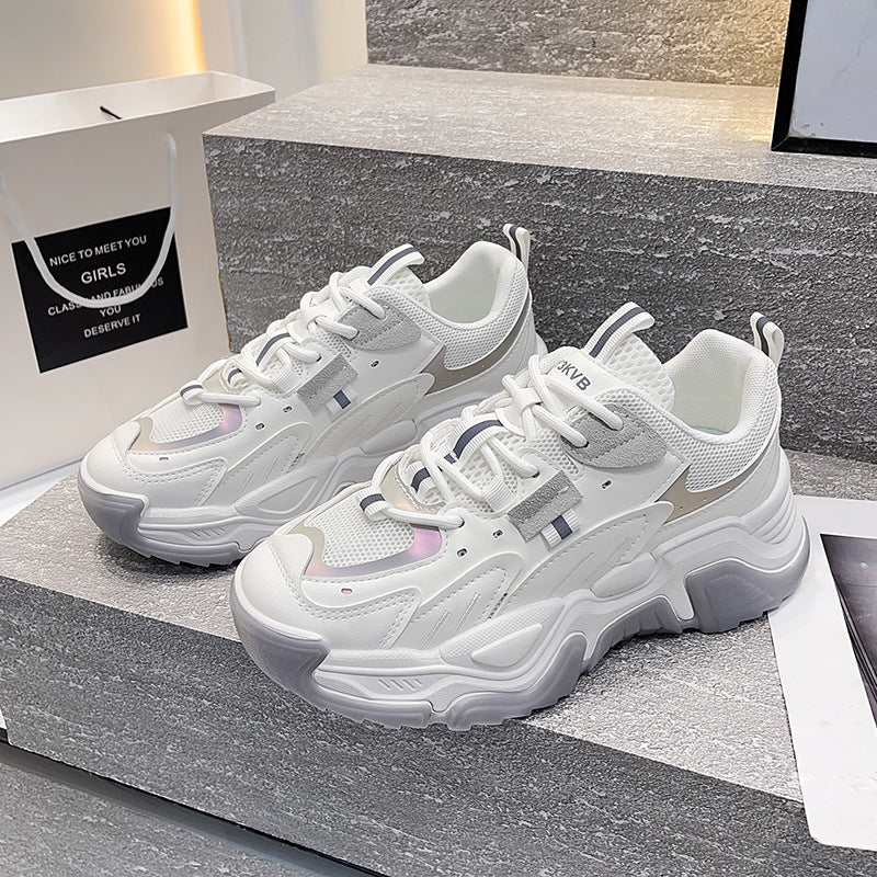 Dame Chunky Lifestyle Sneakers med åndbart mesh-overmateriale og skridsikker sål Stilla