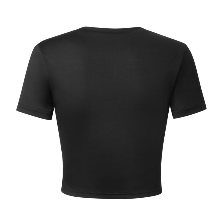 Dame T-shirt med kreativt skull-design og iøjnefaldende stjerne-print Skovae