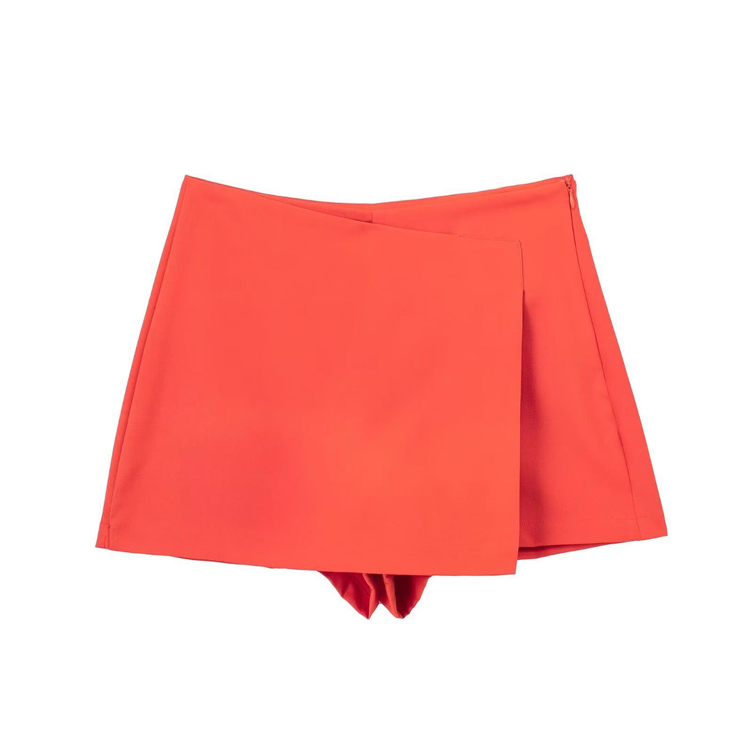 Dame sportlige shorts med elegant lagdesign Skovae