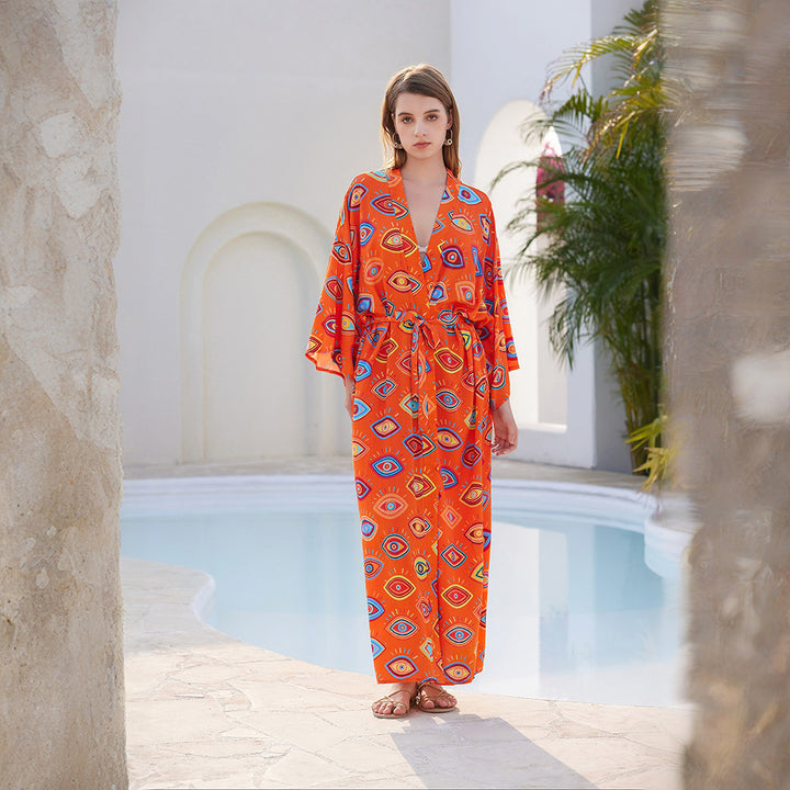Dame Strandkimono Stilla