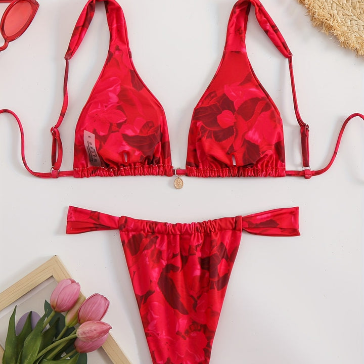 Dame Triangel-Bikini med komfortable justerbare stropper Skovae